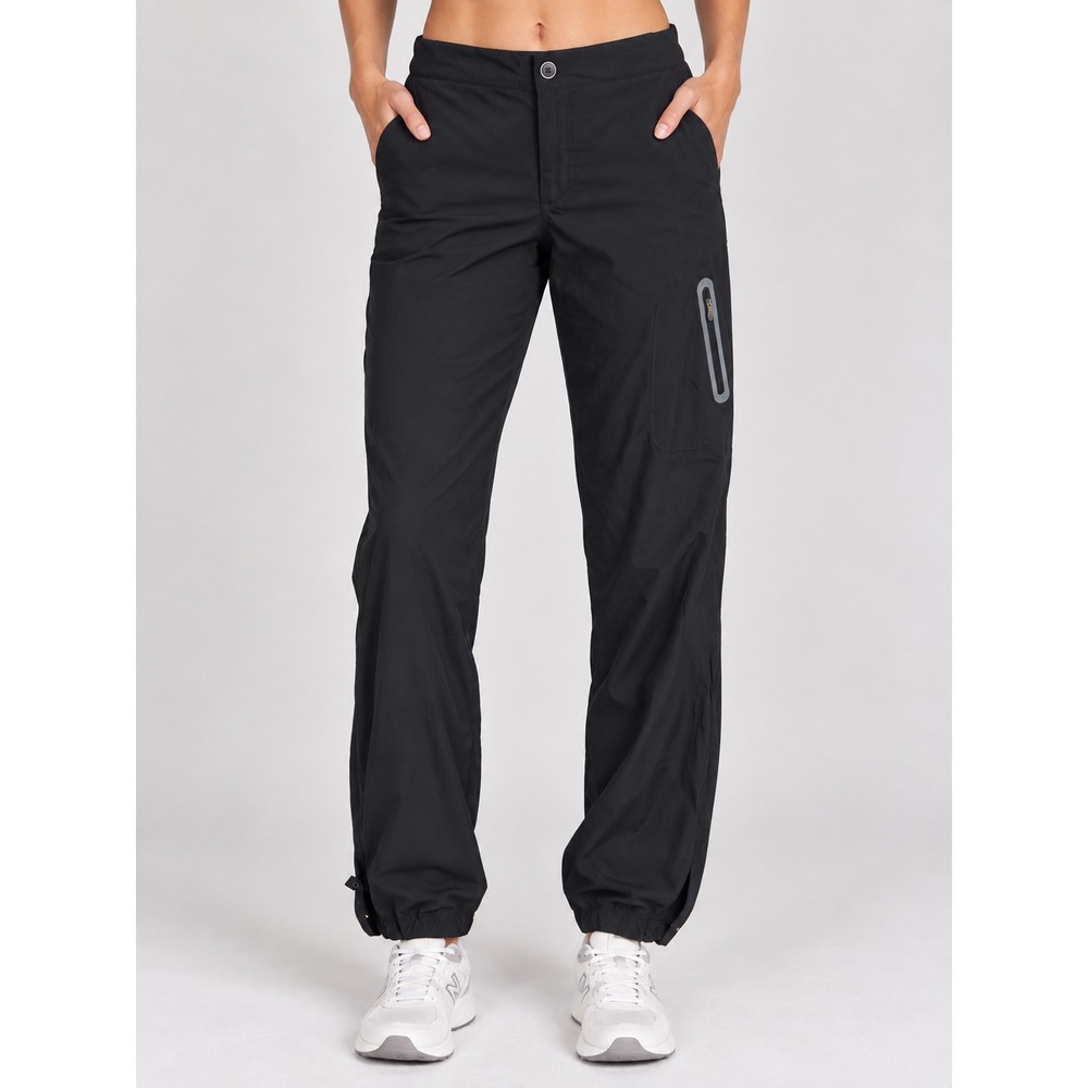Columbia Omni-Shield Hiking Pants Womens 16 Regular Black Cargo Cinch Hem